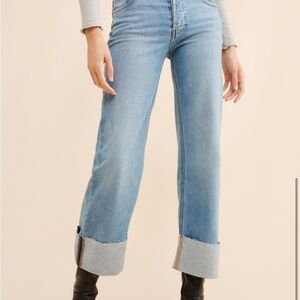 Hudson Jeans Light Blue Straight Leg Women's Jeans